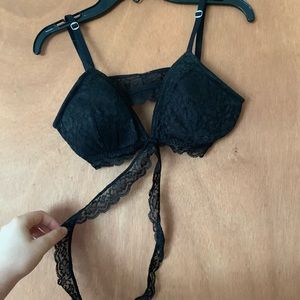 Black bralette
